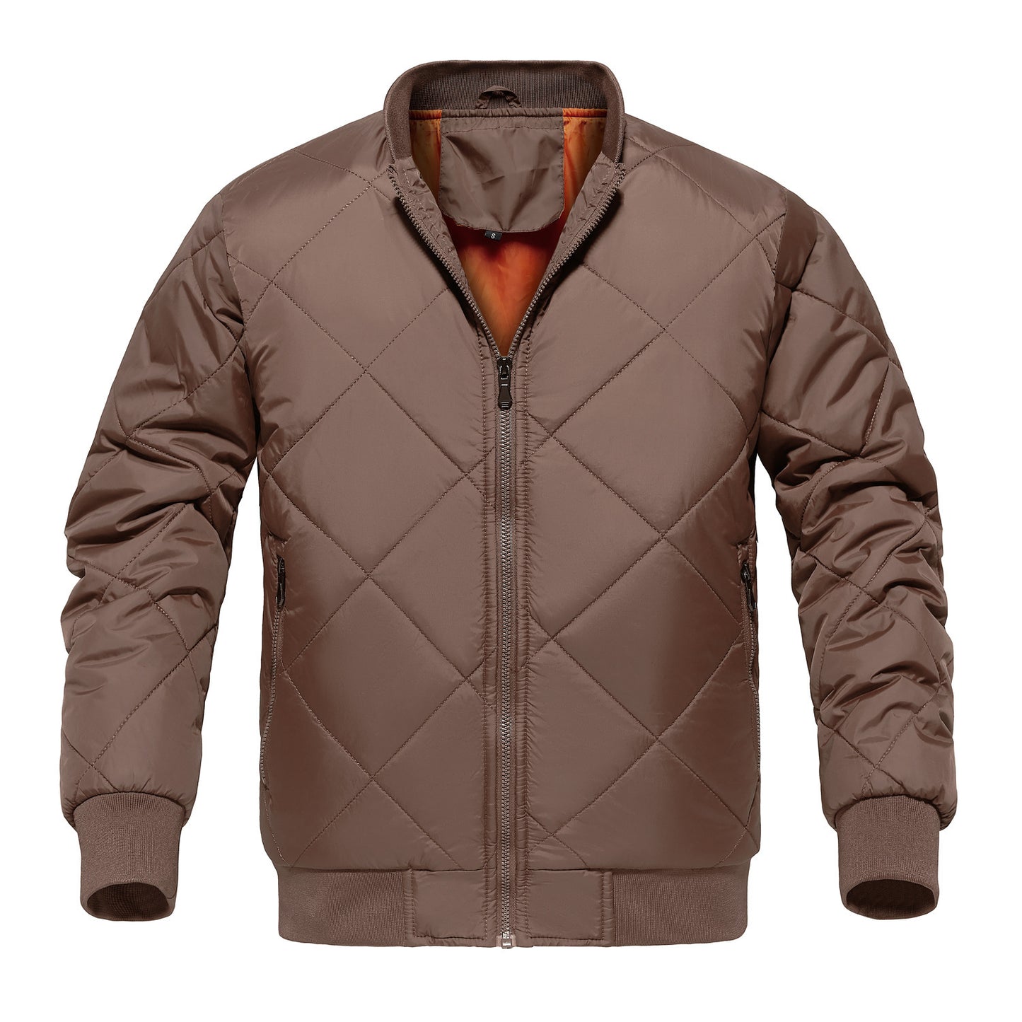 Thickened Solid Color Male Bomber Jacket (5 colors)