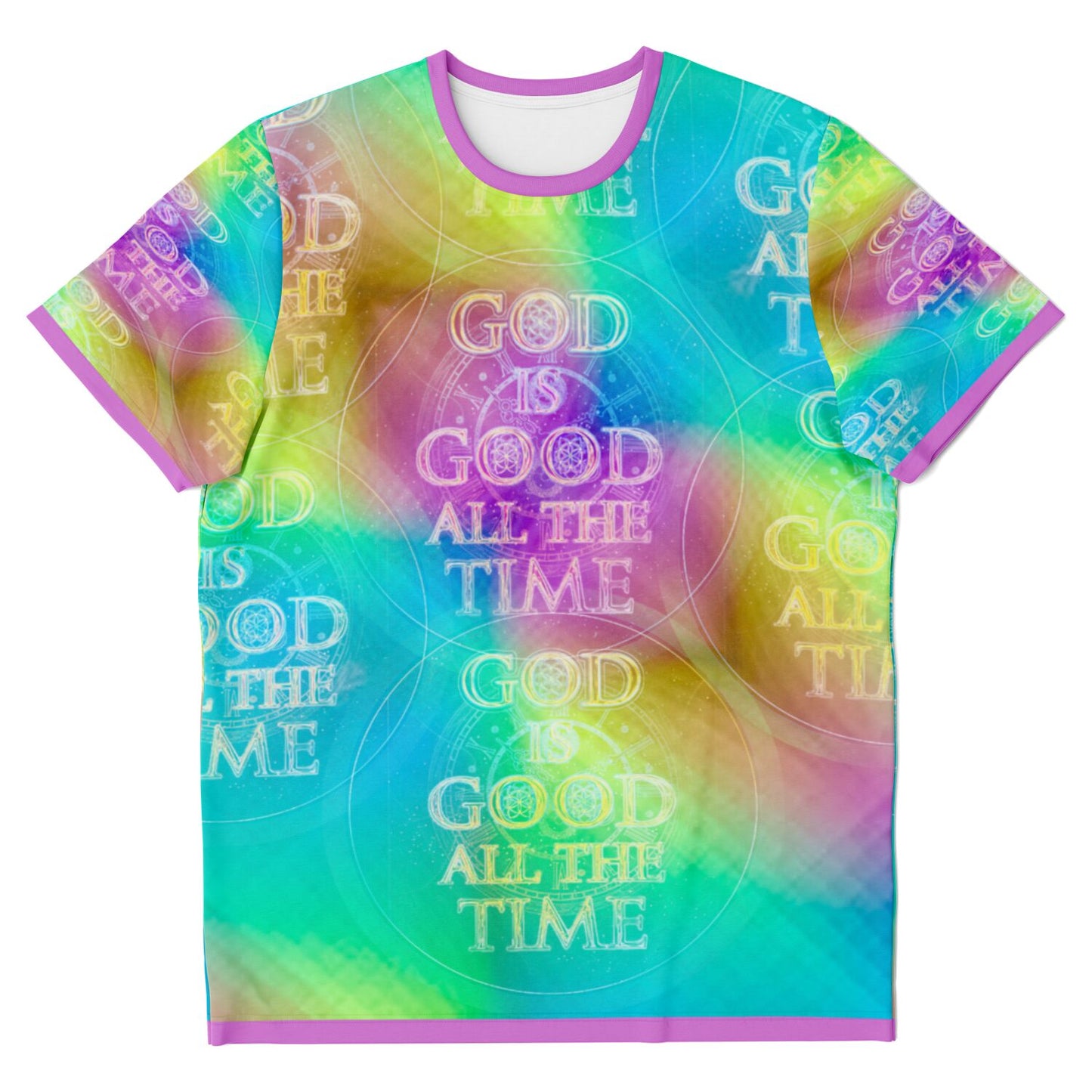 Chroma-Shift Art-to-Wear: God is Good All The Time 01-02 Women's T-shirt