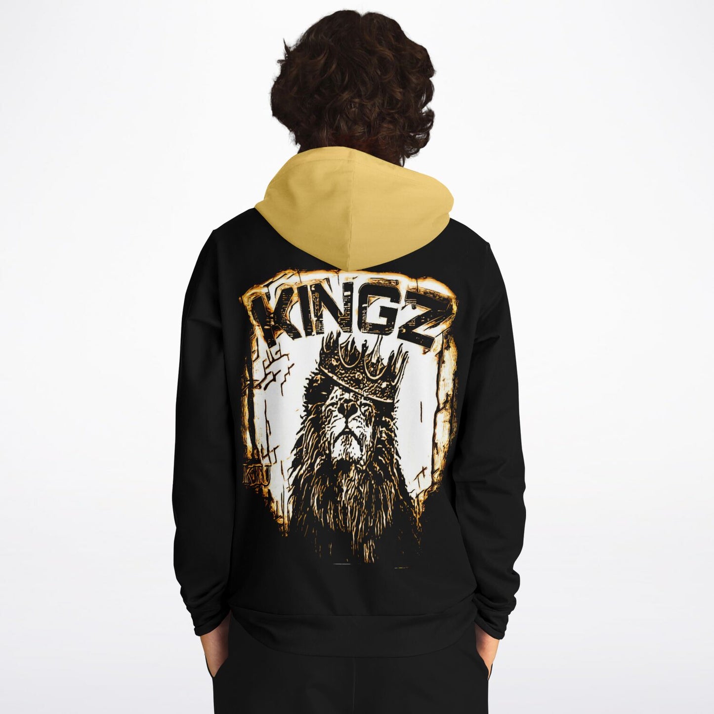 KINGZ 01-01 Men's Designer Athletic Pullover Hoodie