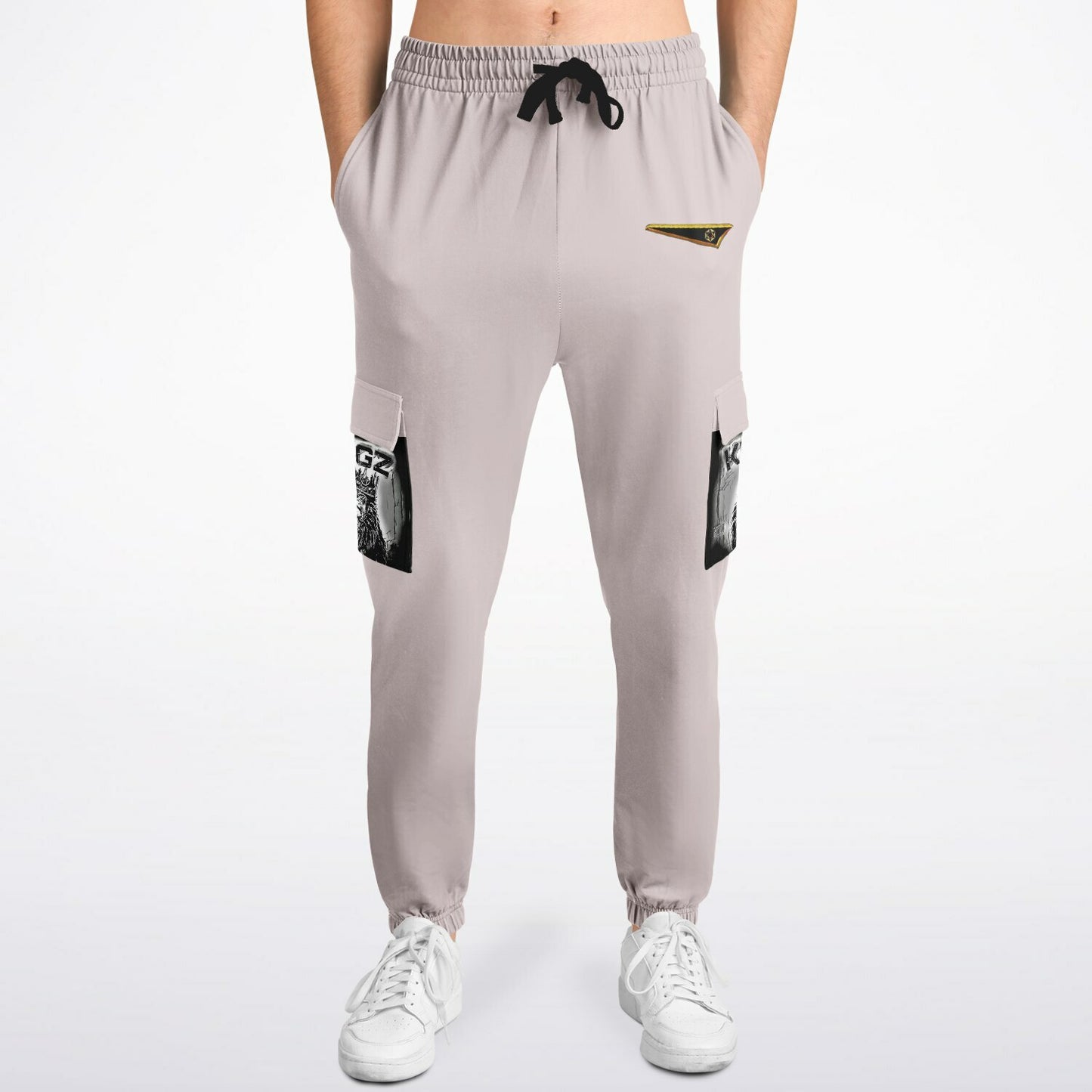 KINGZ 01-02 Men's Designer Athletic Cargo Sweatpants