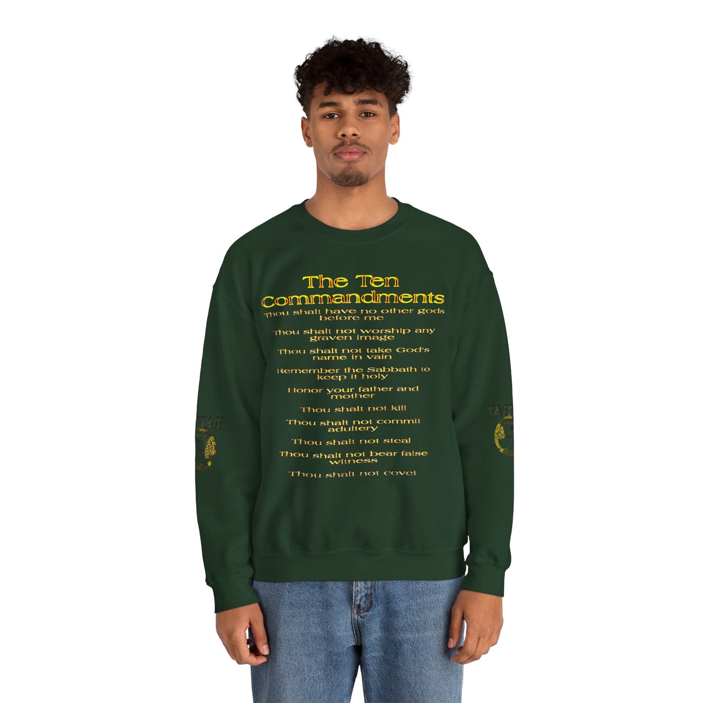 The Ten Commandments 01 Designer Gildan Unisex Heavy Blend Sweatshirt (6 colors)