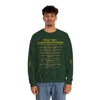 Ten Commandments 01 Designer Gildan Unisex Heavy Blend Sweatshirt (6 colors)