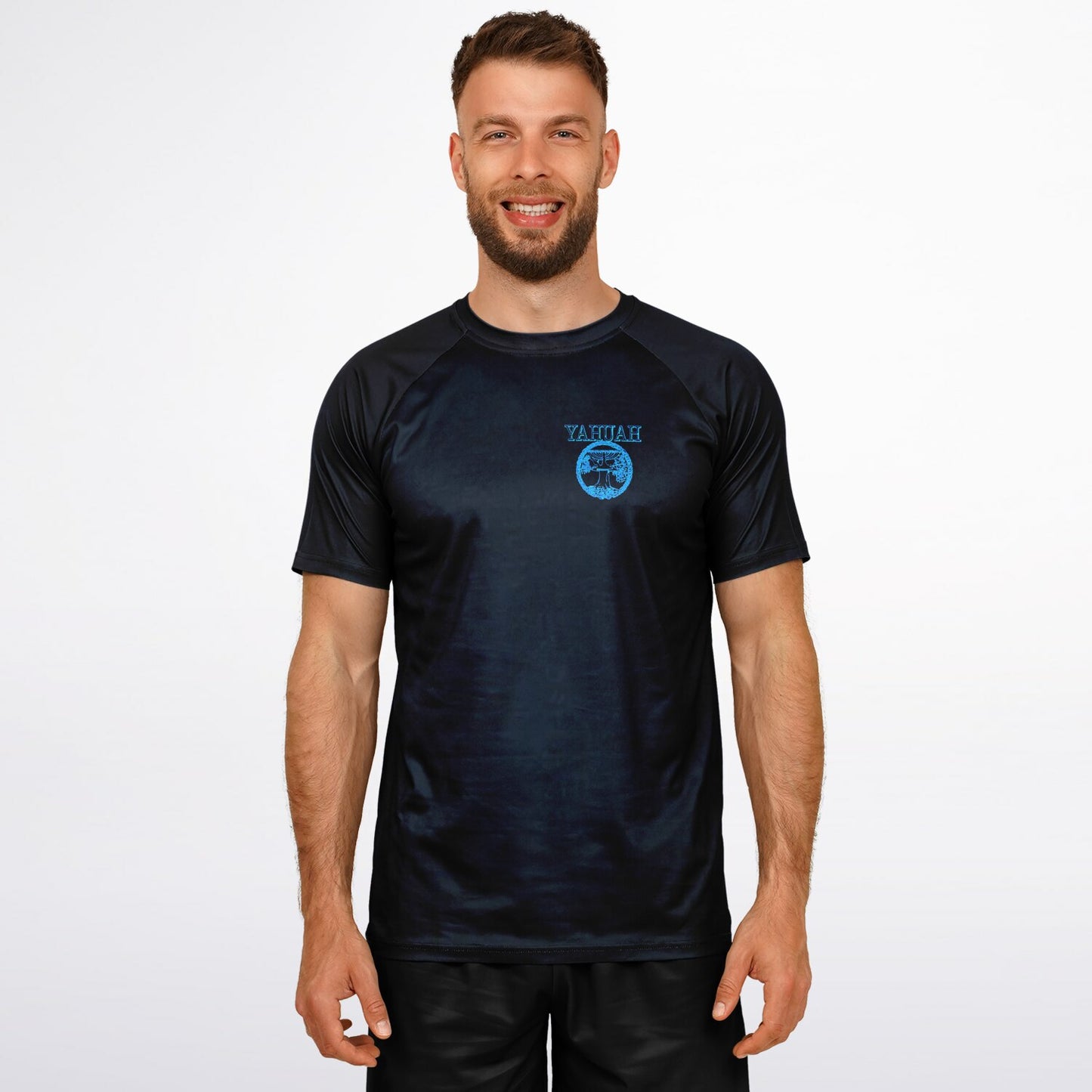 Yahuah-Tree of Life 02-02 Men's Designer Raglan T-shirt