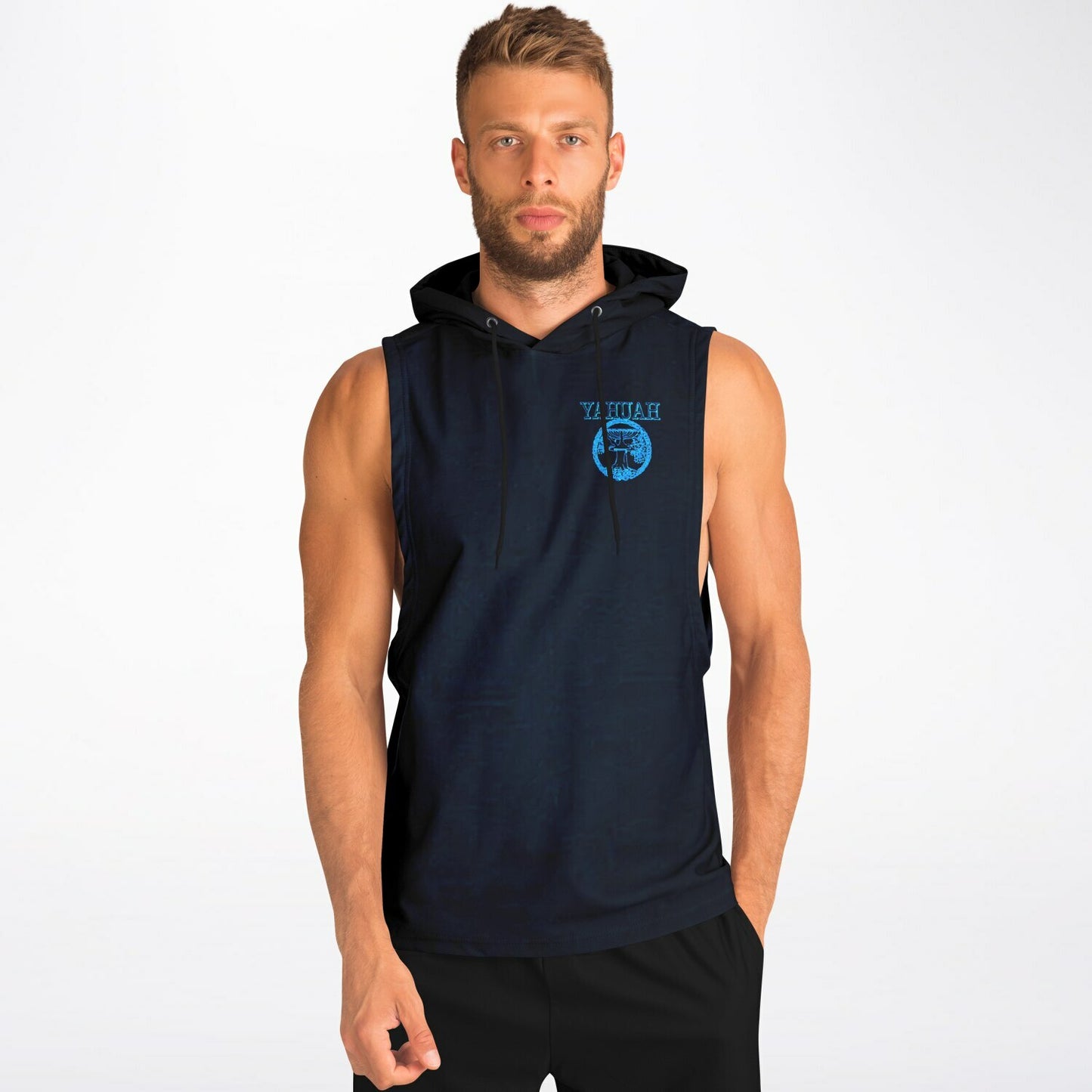 Yahuah-Tree of Life 02-02 Designer Athletic Drop Armhole Hoodie