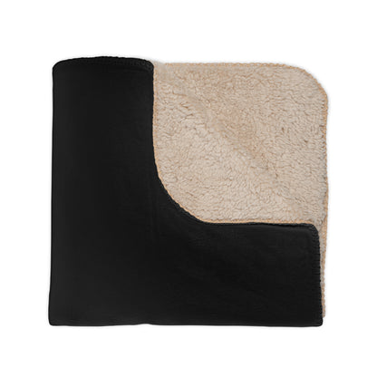 Illustrated Truth 02-02 "All You Need is Love" Cozy Tan Sherpa Blanket