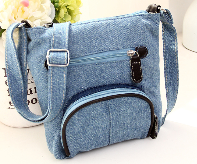 Small Denim Crossbody Bag (2 colors)