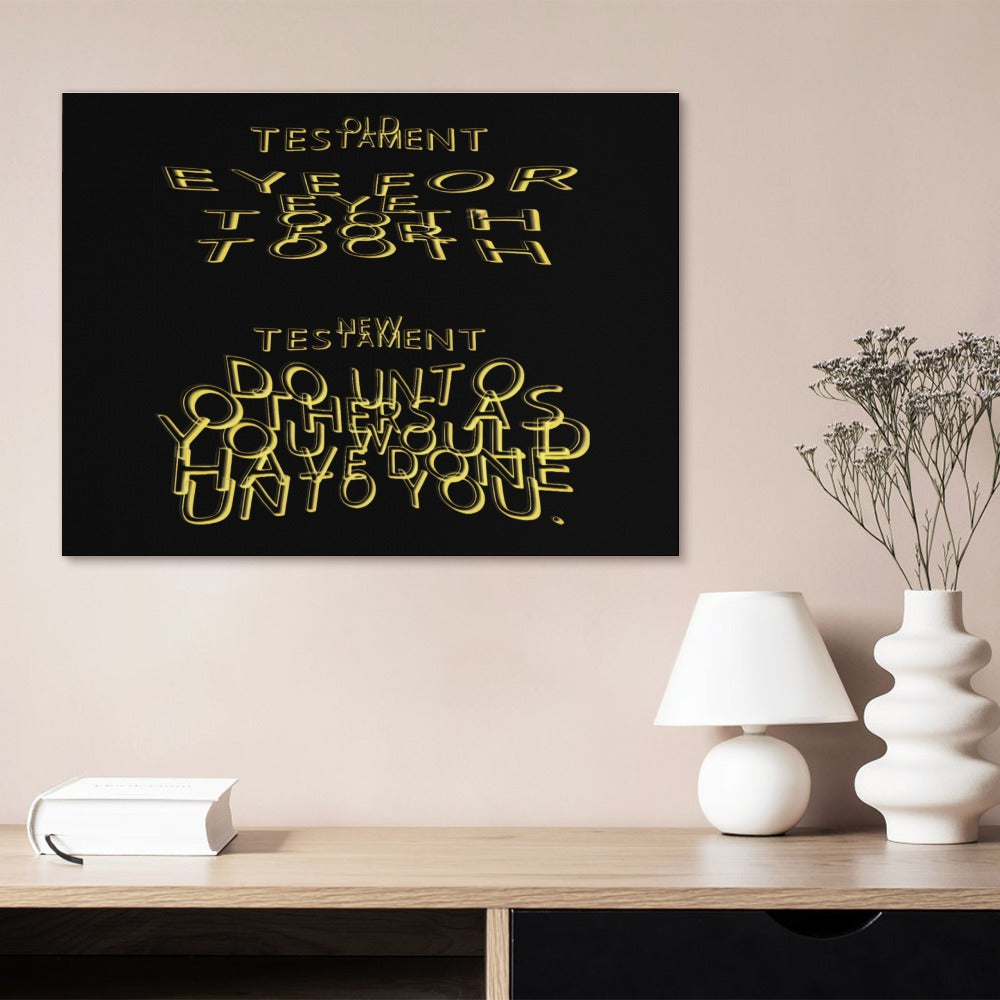 Commandment Keepers 02-02 Canvas Print, 18x24 inches, 2 colors