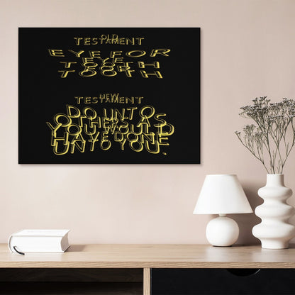 Commandment Keepers 02-02 Canvas Print, 18x24 inches, 2 colors