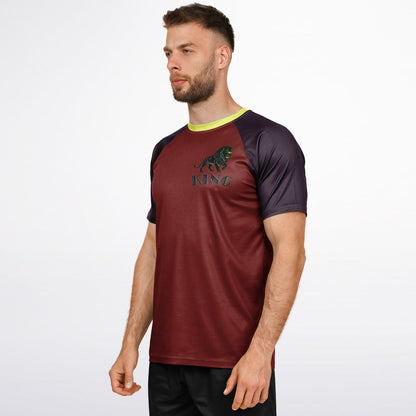 KING 01-02 Men's Designer Raglan T-shirt