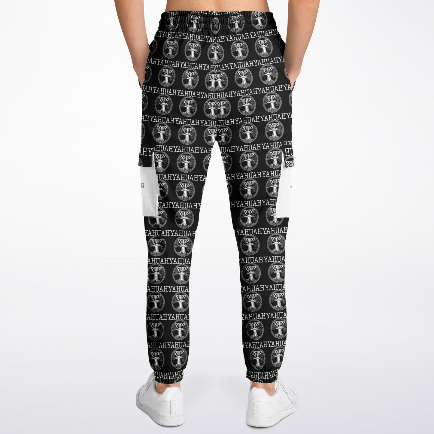 Yahuah-Tree of Life 02-06 Designer Triblend Fleece Lined Cargo Unisex Joggers