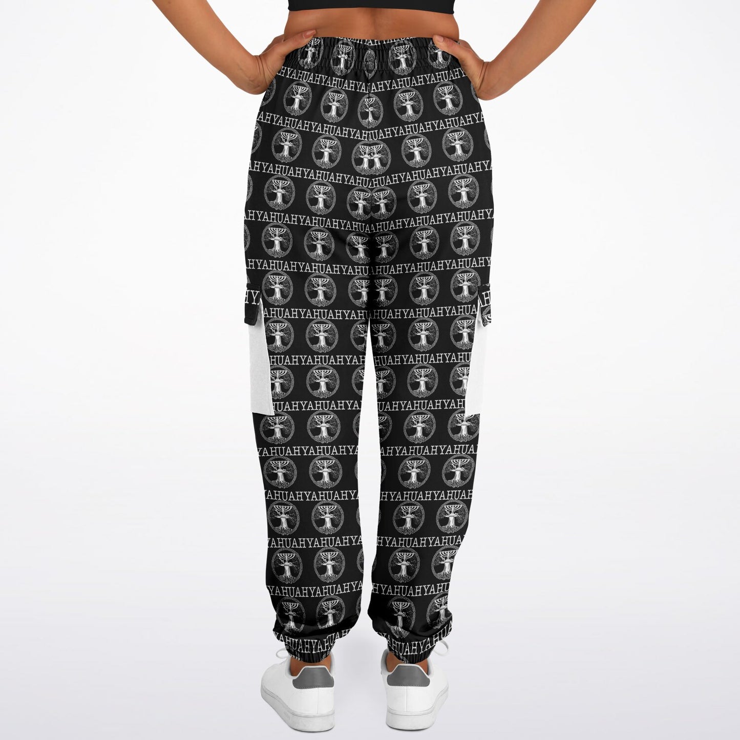 Yahuah-Tree of Life 02-06 Designer Triblend Fleece Lined Cargo Unisex Joggers