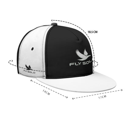"Fly Solo" Night/Day | Men's Peaked Snapback Cap