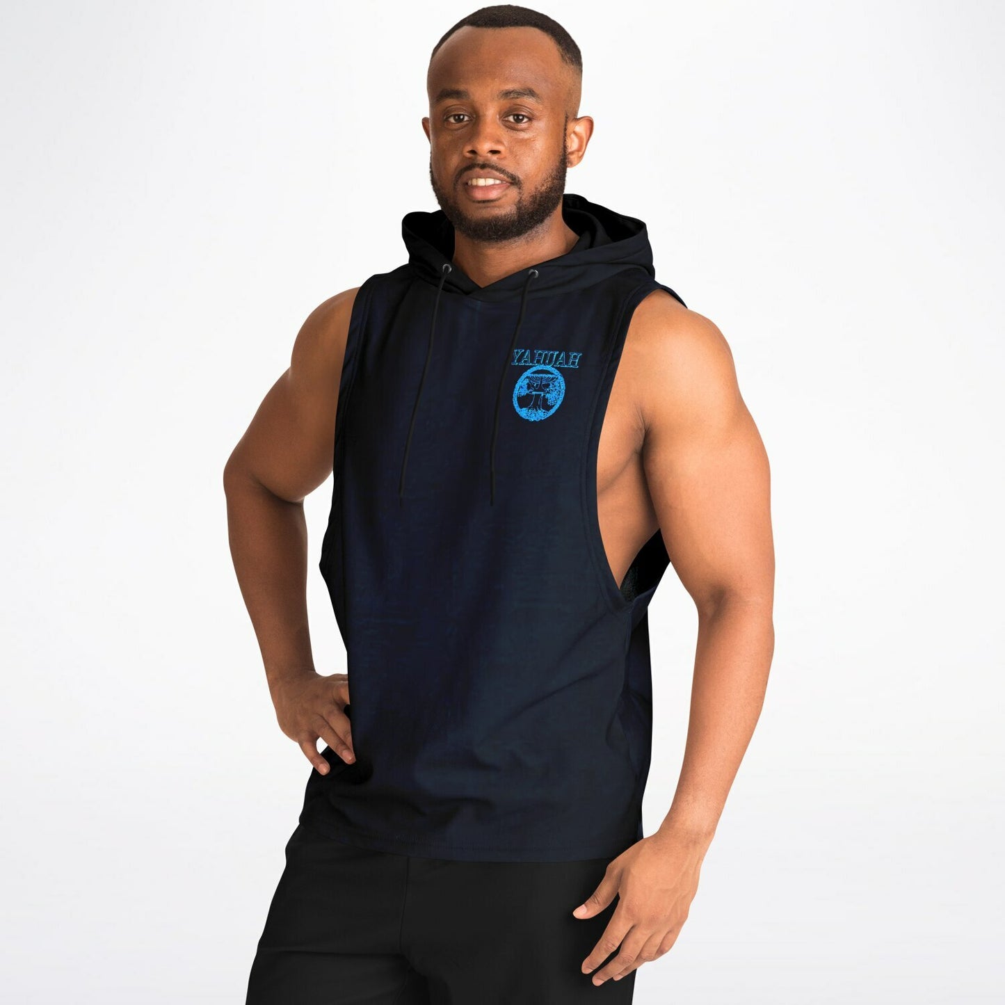 Yahuah-Tree of Life 02-02 Designer Athletic Drop Armhole Hoodie