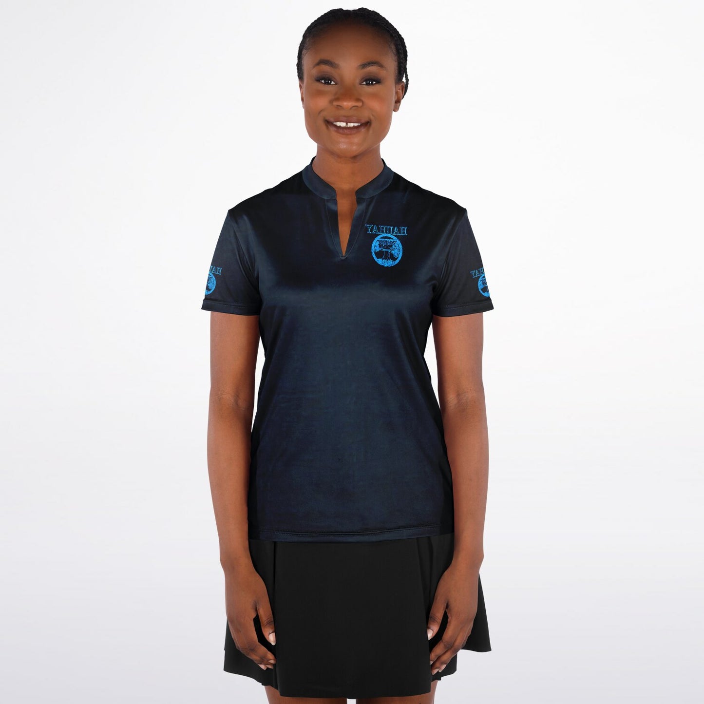 Yahuah-Tree of Life 02-02 Designer Notch Neck T-shirt