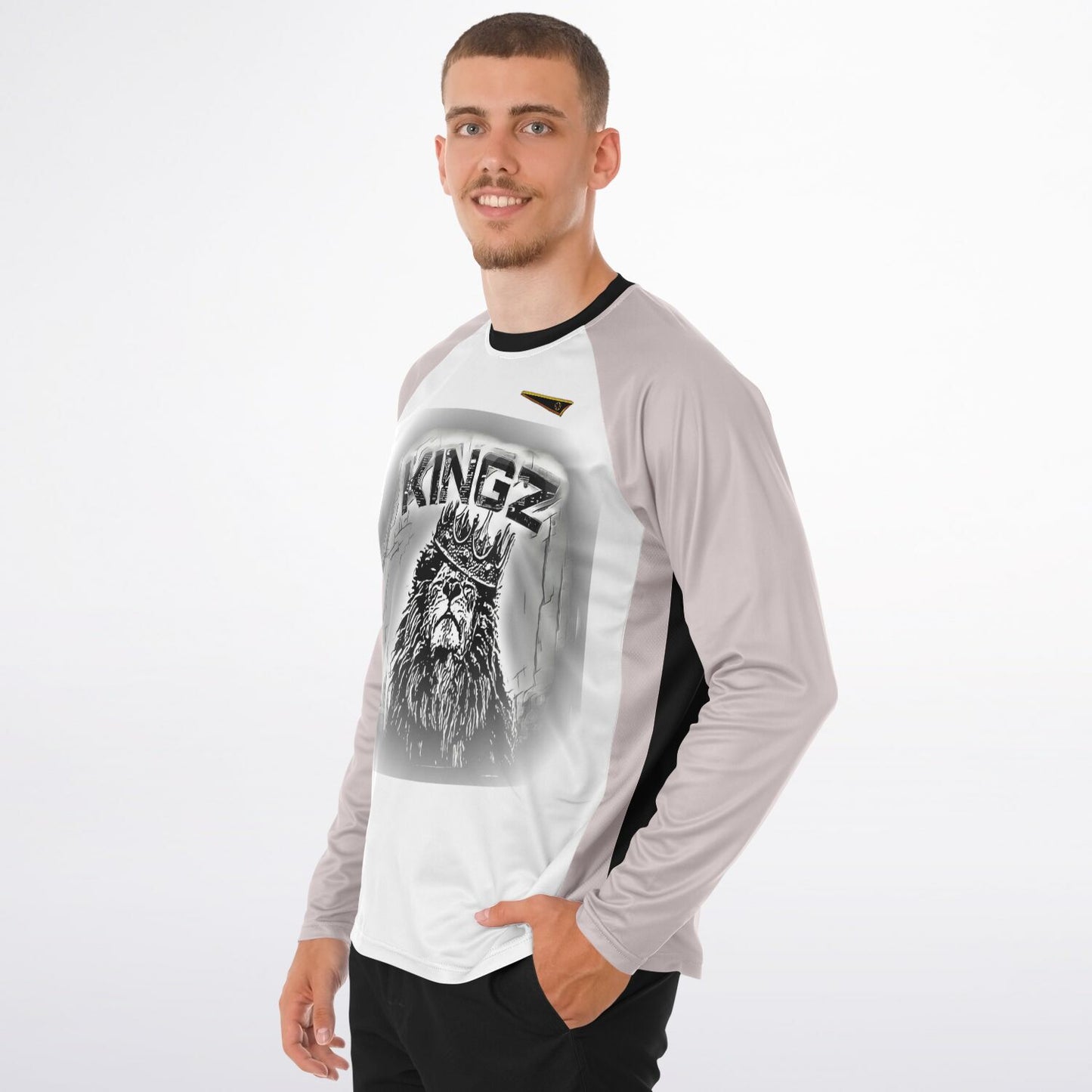 KINGZ 01-02 Men's Designer Long Sleeve Performance T-shirt