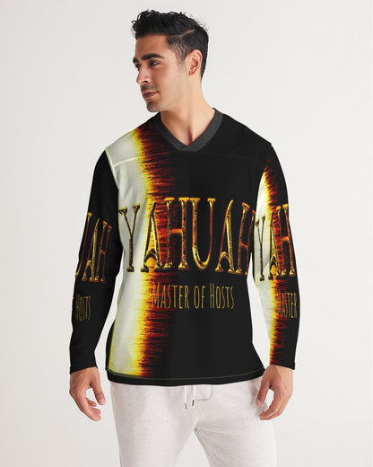 Yahuah: Master of Hosts (01-03) | Men's Long Sleeve Jersey Tee