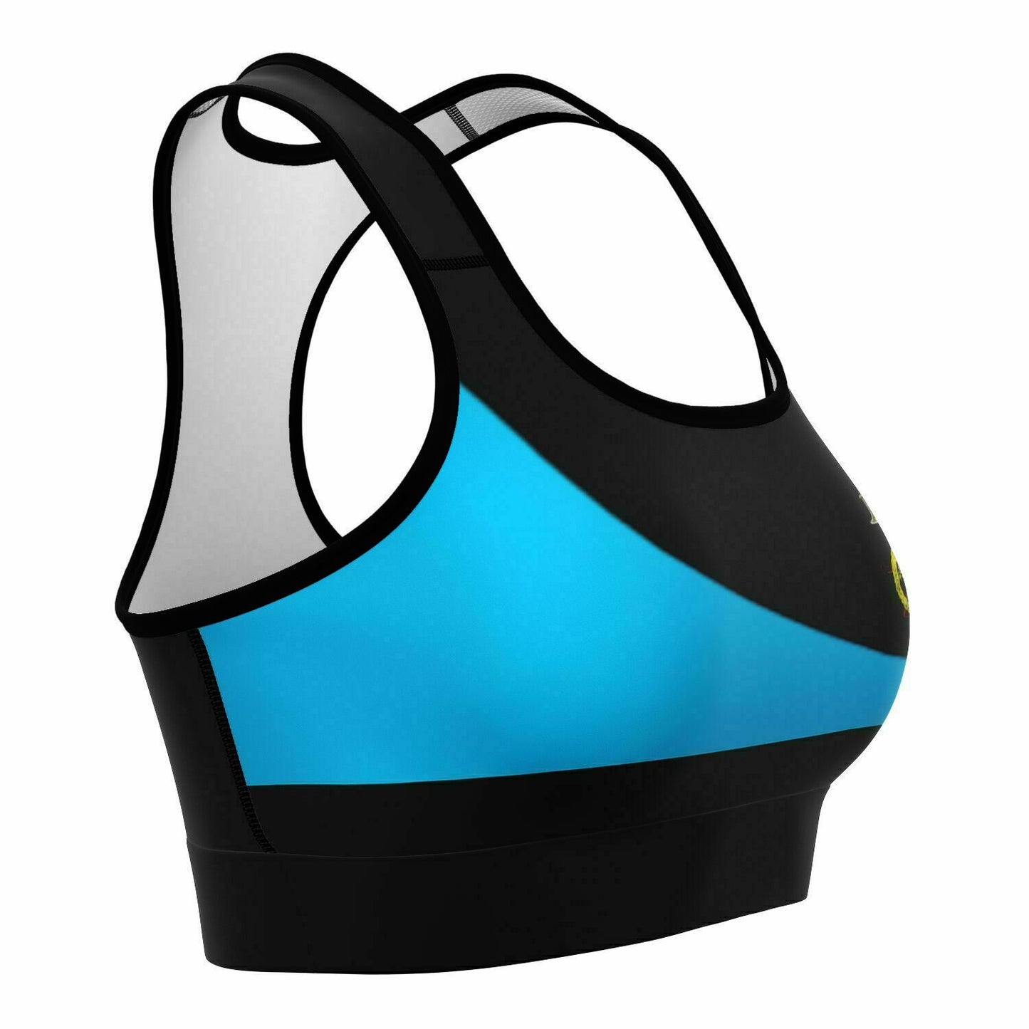 A-Team 01 Blue Designer Sports Bra