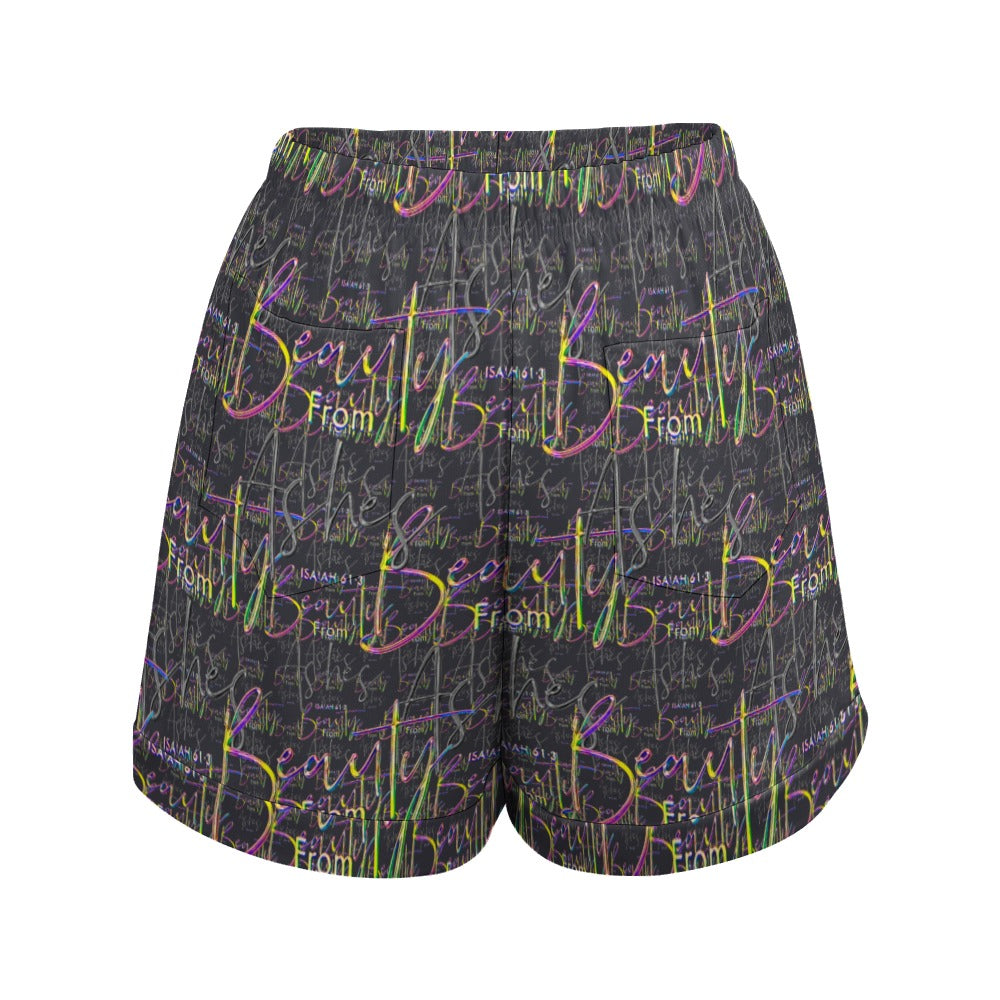 Redemption & Hope 01: Beauty From Ashes Designer Jogger Shorts