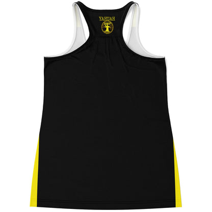 Yahuah: Tree of Life (02-01) - The Covenant Seal | Women's Flowy Racerback Tank Top