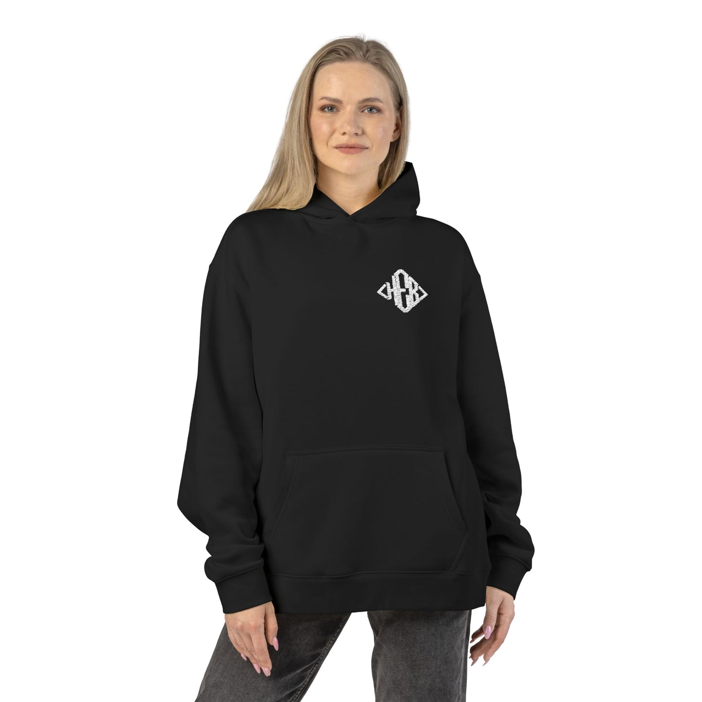 Hebrews 01-02 Designer AS Colour Embroidered Relaxed Unisex Hoodie (9 colors)