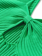 Cargar imagen en el visor de la galería, Deep V-neck Sleeveless Solid Color Spaghetti Strap Knit Maxi Dress (5 colors)