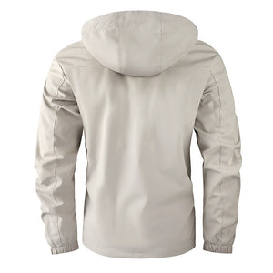 Plush Lined Thickened Solid Color Male Parka Jacket (4 colors)