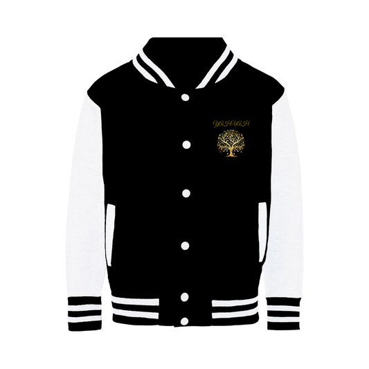 Yahuah-Tree of Life 01-01 Designer AWDis Just Hoods Varsity Jacket (4 colors)