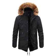 Load image into Gallery viewer, Plush Lined Male Parka Jacket (4 colors)