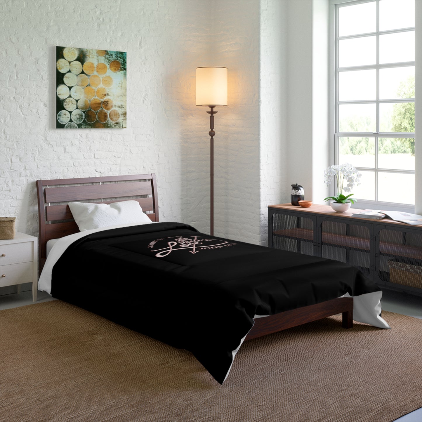 Illustrated Truth 02-01 "All You Need is Love" Designer Comforter (4 sizes)