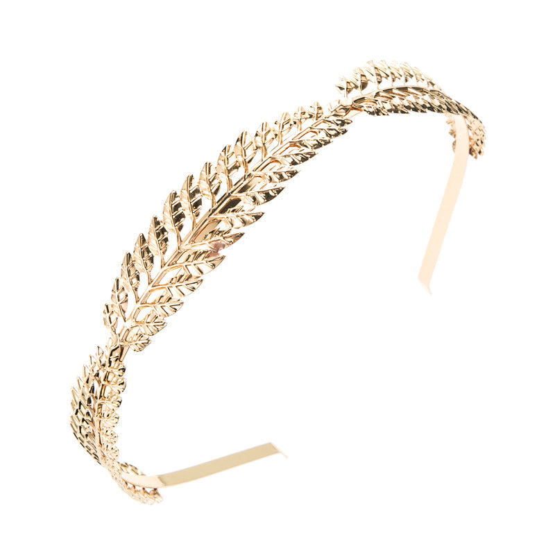 Metal Leaf Headband (Gold/Silver)