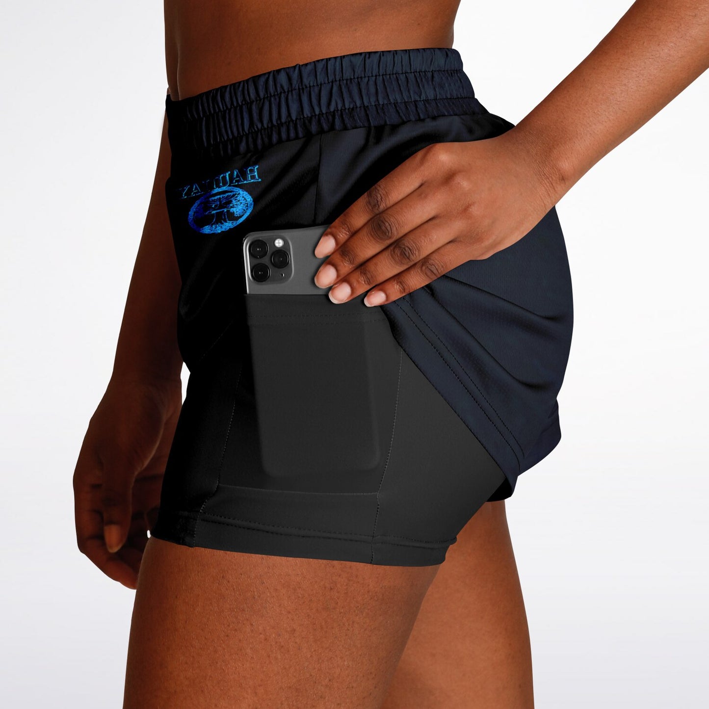 Yahuah-Tree of Life 02-02 Designer 2-in-1 Shorts