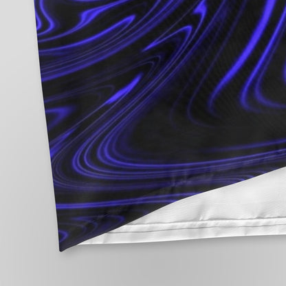Flow (01-02): Cobalt, The Heavenly Depths | Shower Curtain | 2 sizes (Hooks not included)