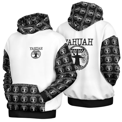 Yahuah-Tree of Life 02-06 Designer Heavyweight Oversized Fleece Lined Unisex Hoodie