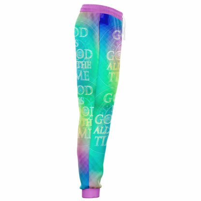 Chroma-Shift Art-to-Wear: God is Good All The Time 01-02 Women's Athletic Joggers