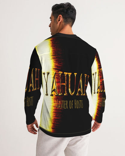 Yahuah: Master of Hosts (01-03) | Men's Long Sleeve Jersey Tee