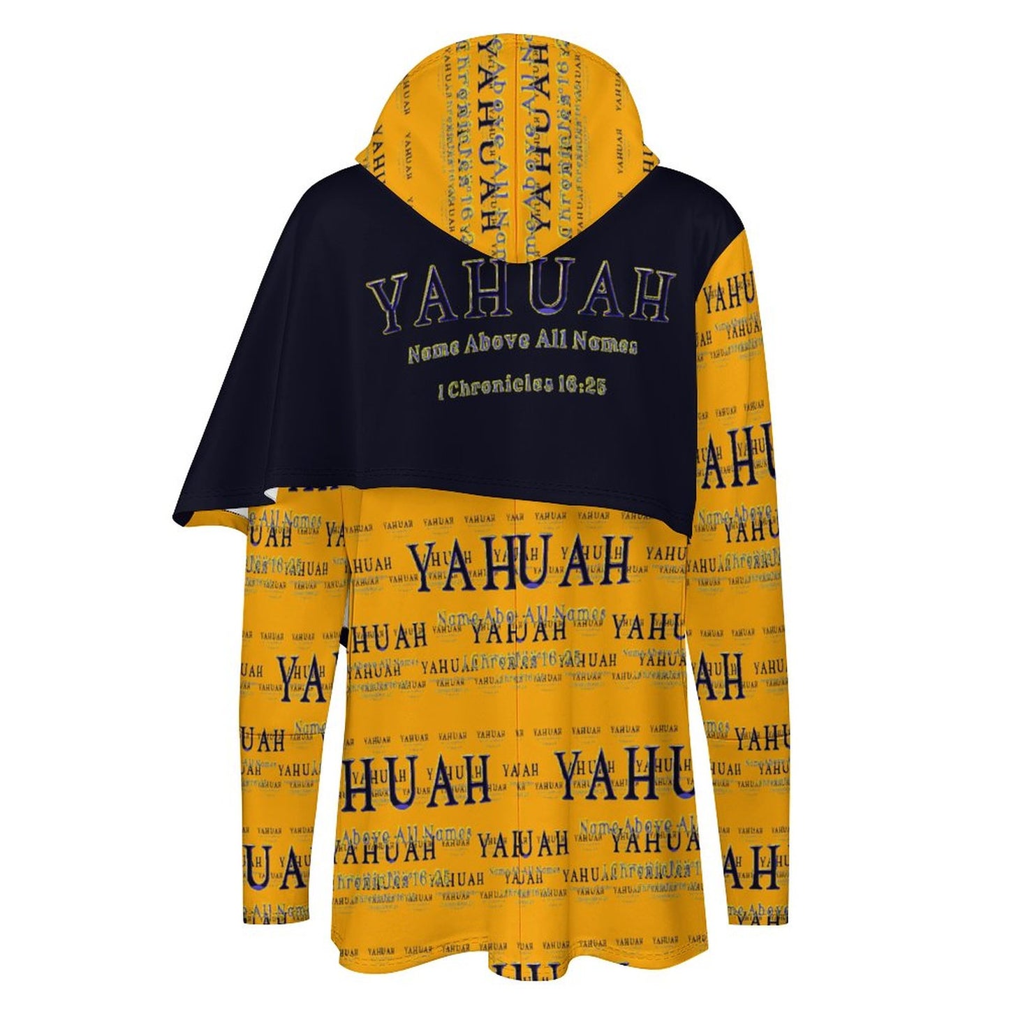 Yahuah-Name Above All Names 02-01 Designer Poncho Hoodie