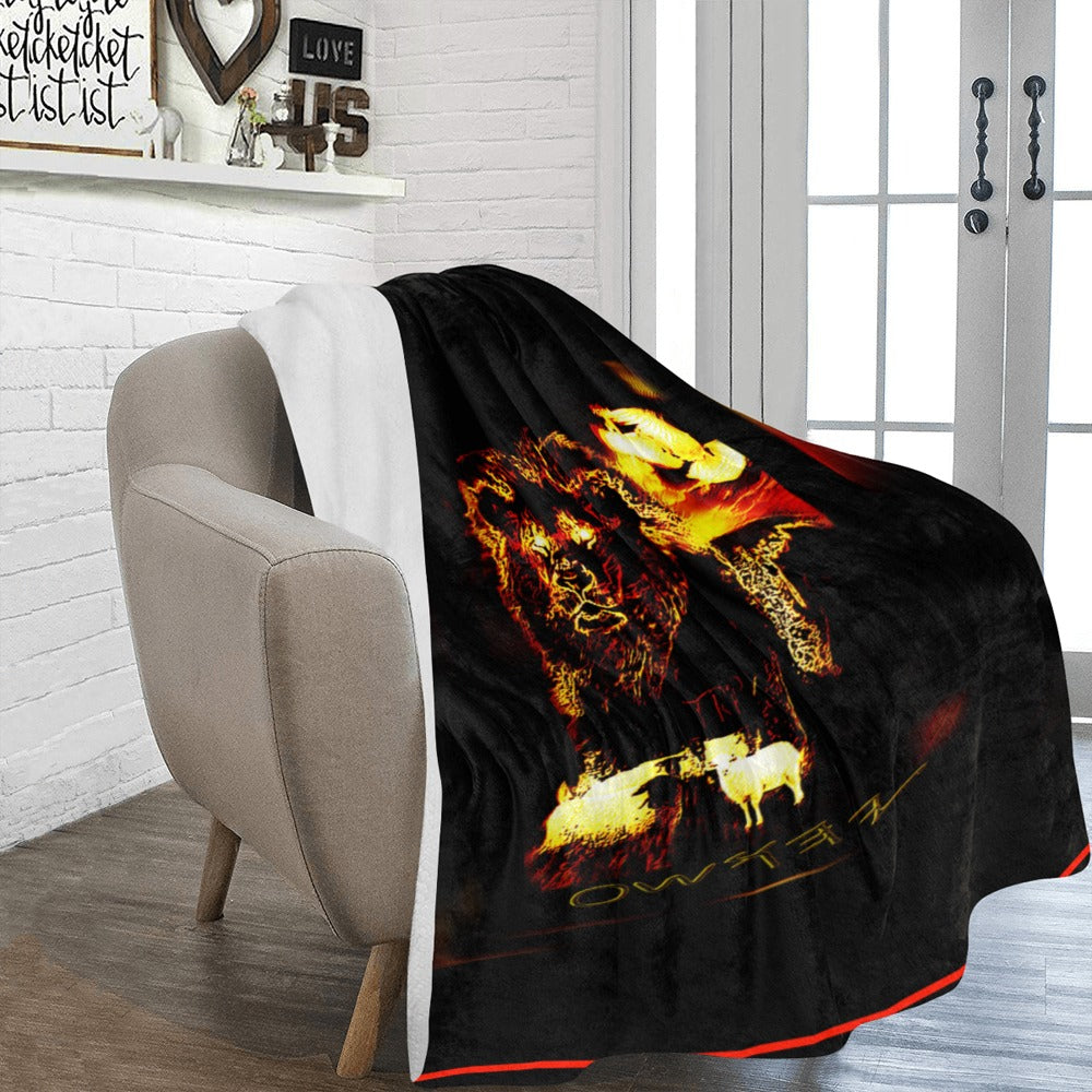 Prince of Peace 01-01 Ultra-Soft Micro Fleece Throw Blanket, 5 ft. (W) x 6.6ft. (L)