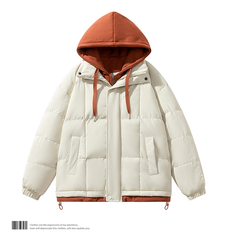 Two Tone Two Piece Unisex Puffer Jacket (3 colors)