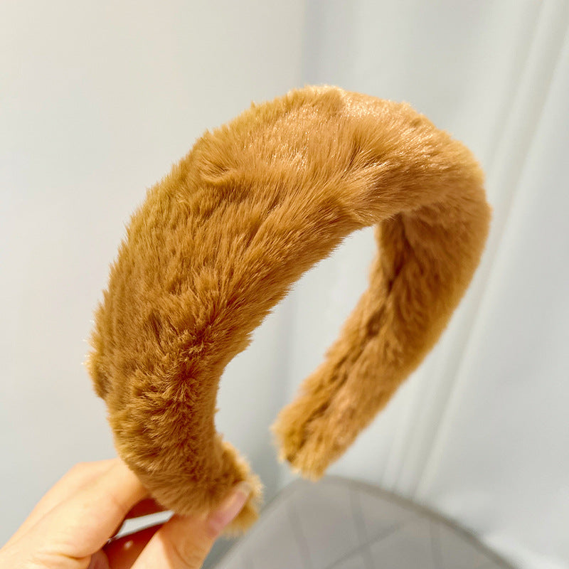 Plush Solid Color Mink Headband (10 colors)