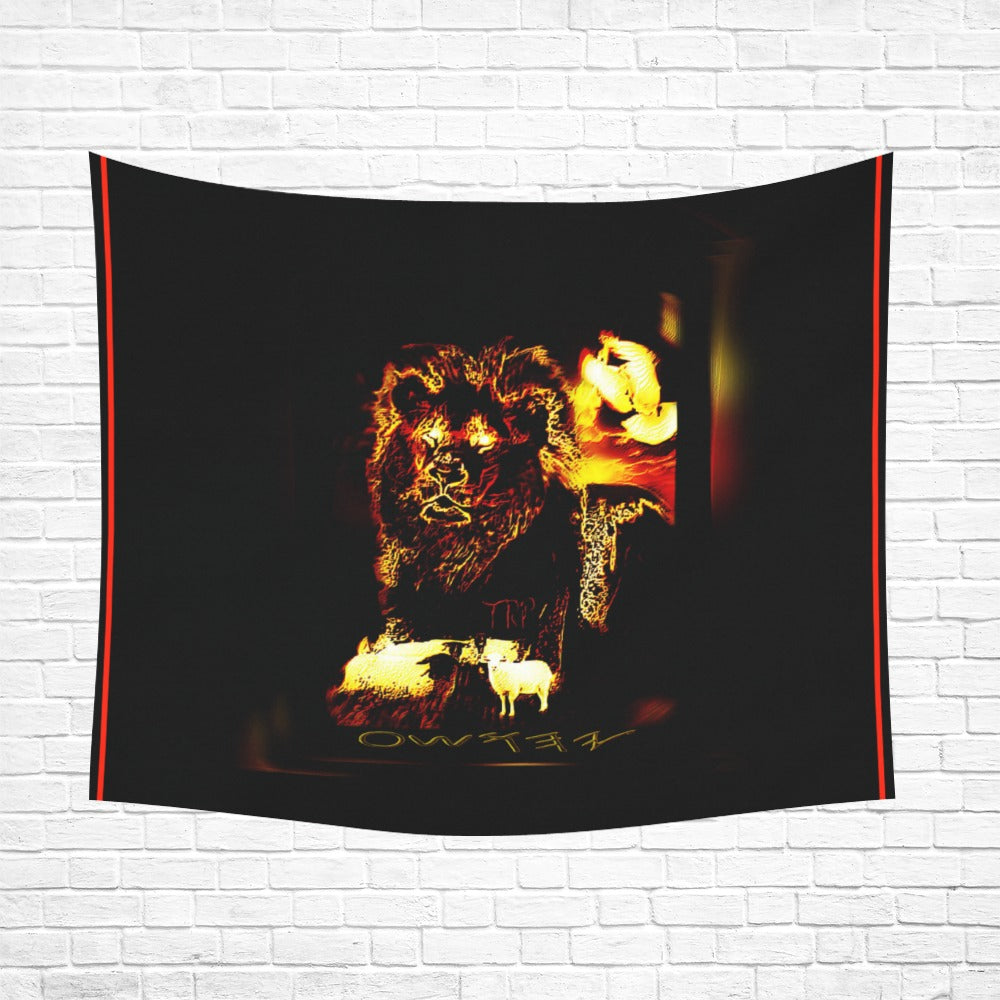 Prince of Peace 01-01 Polyester Peach Skin Wall Tapestry, 5 ft. (W) x 4.25 ft. (H)