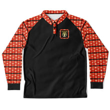 Load image into Gallery viewer, Yahuah Logo 02-01 Men’s Designer Long Sleeve Polo Shirt