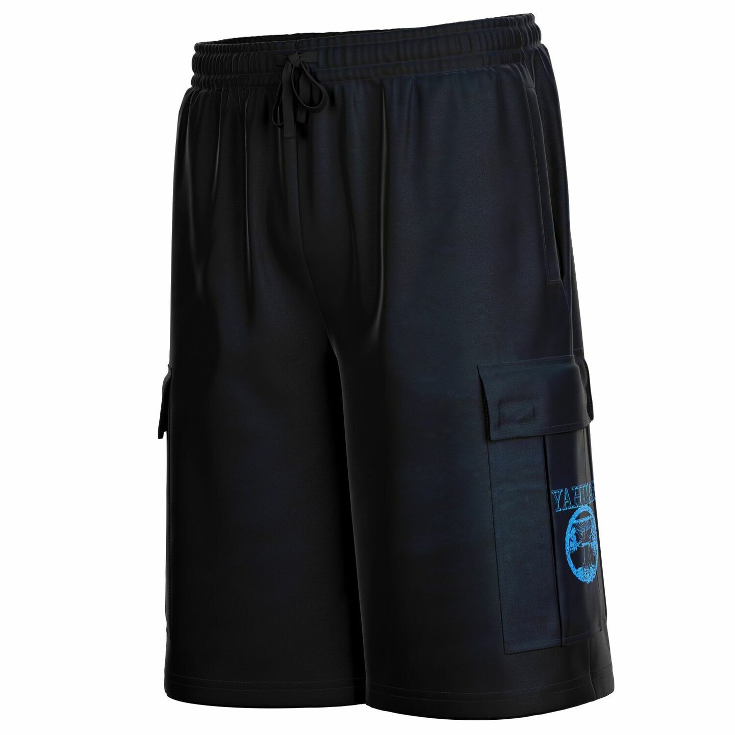 Yahuah-Tree of Life 02-02 Designer Unisex Heavyweight Cargo Shorts