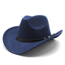 Load image into Gallery viewer, Solid Denim Cowboy Hat (8 colors)