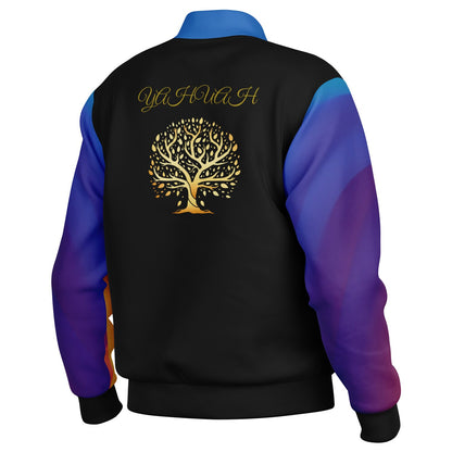 Yahuah: Tree of Life (01-02) - Royal Raiment | Varsity Jacket | Hebrew Streetwear