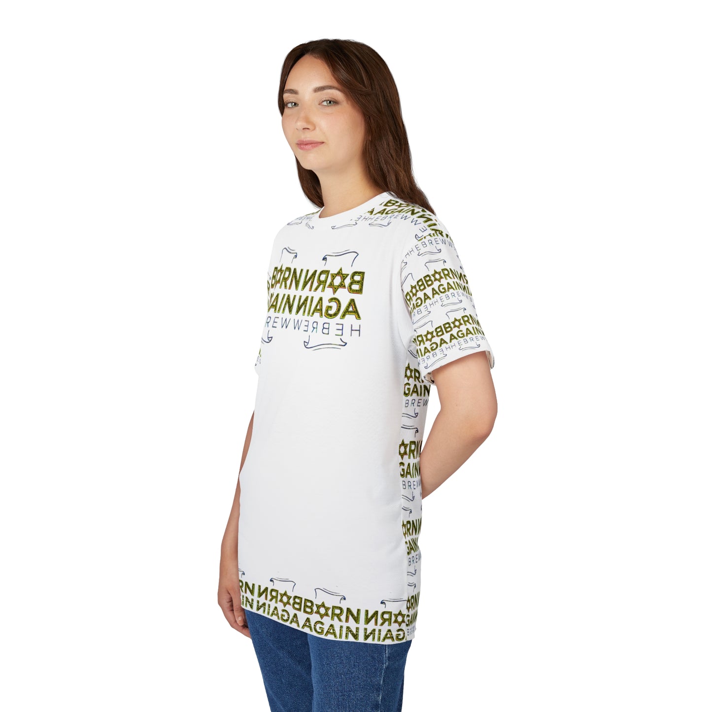 Born Again Hebrew 01-01 Designer Unisex T-shirt