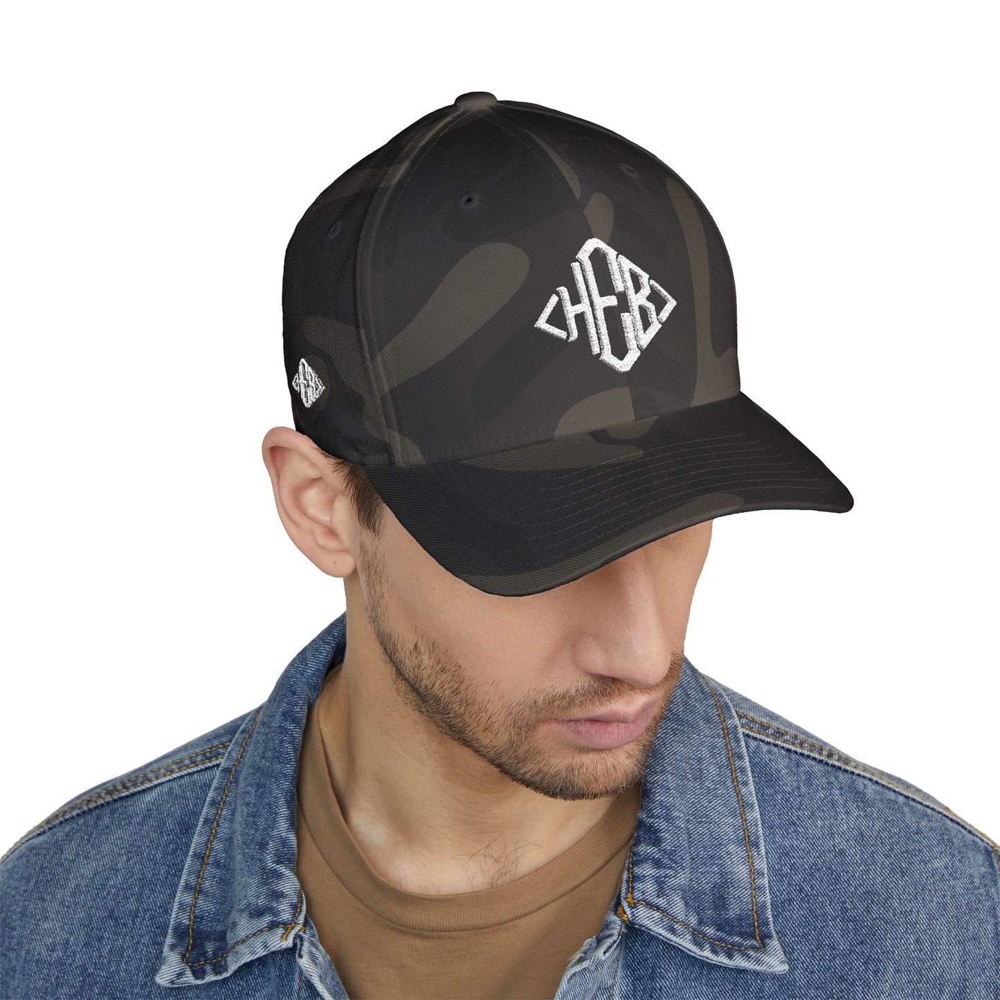 Hebrews 01-02 Designer Flexfit Embroidered Closed-back Structured Cap (8 colors)