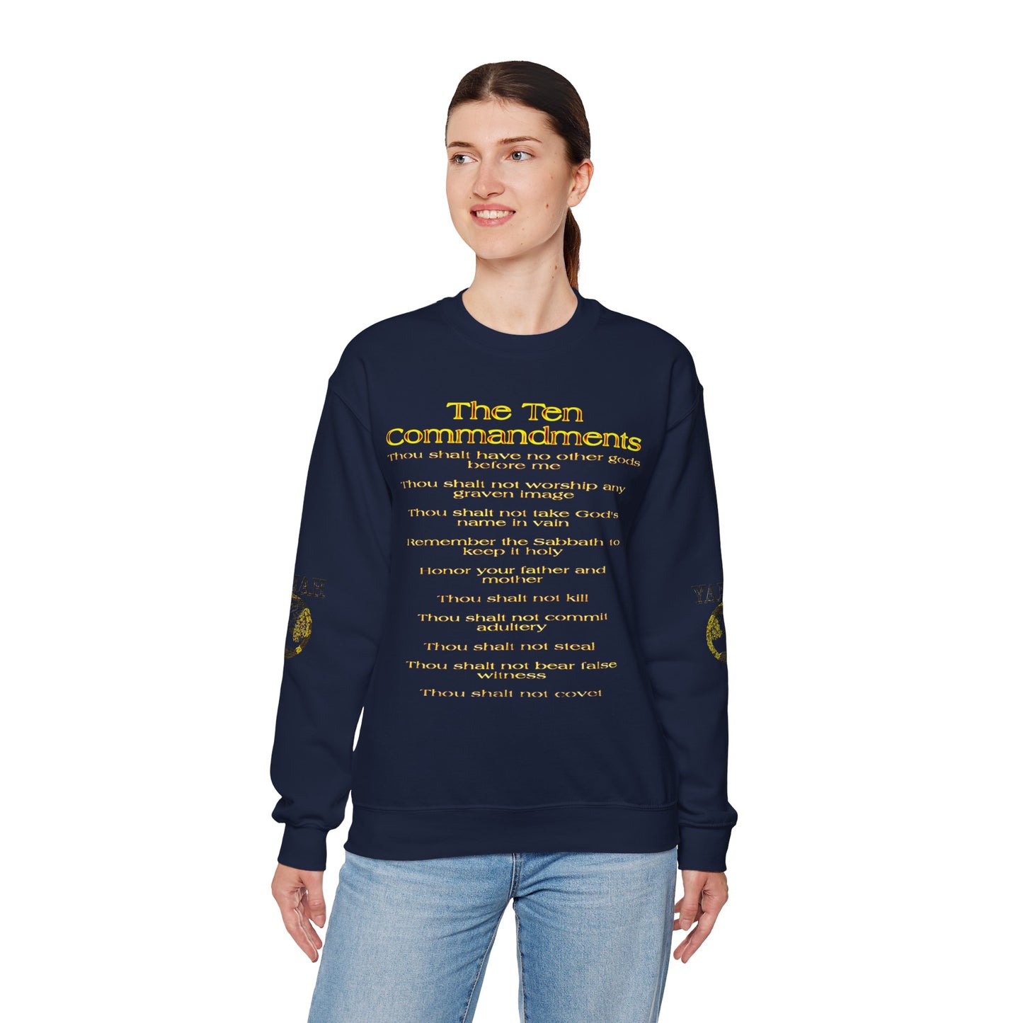 The Ten Commandments 01 Designer Gildan Unisex Heavy Blend Sweatshirt (6 colors)