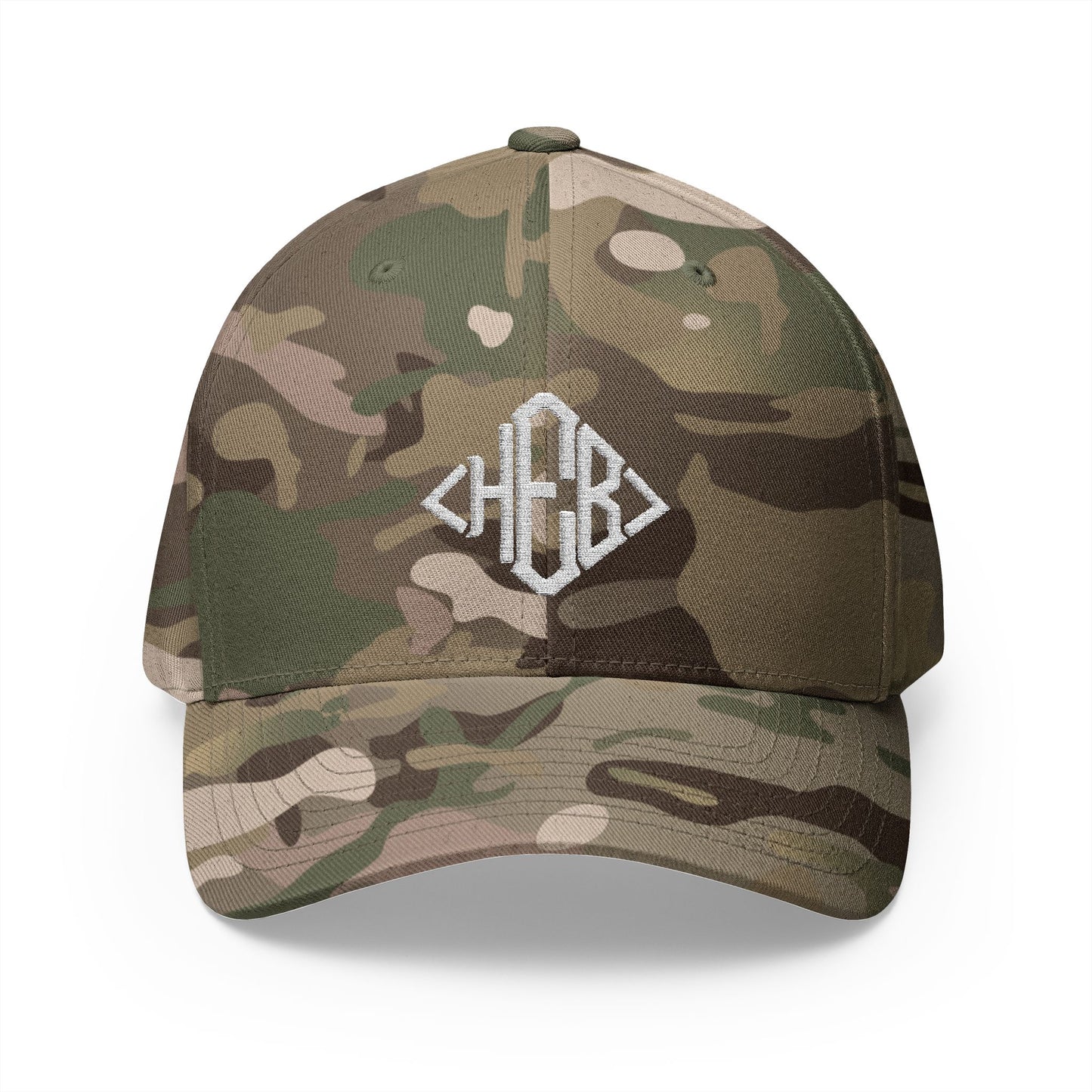 Hebrews 01-02 Designer Flexfit Embroidered Closed-back Structured Cap (8 colors)