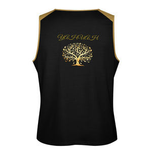 Yahuah-Tree of Life 01 Elect Camiseta sin mangas con sisa caída para hombre 