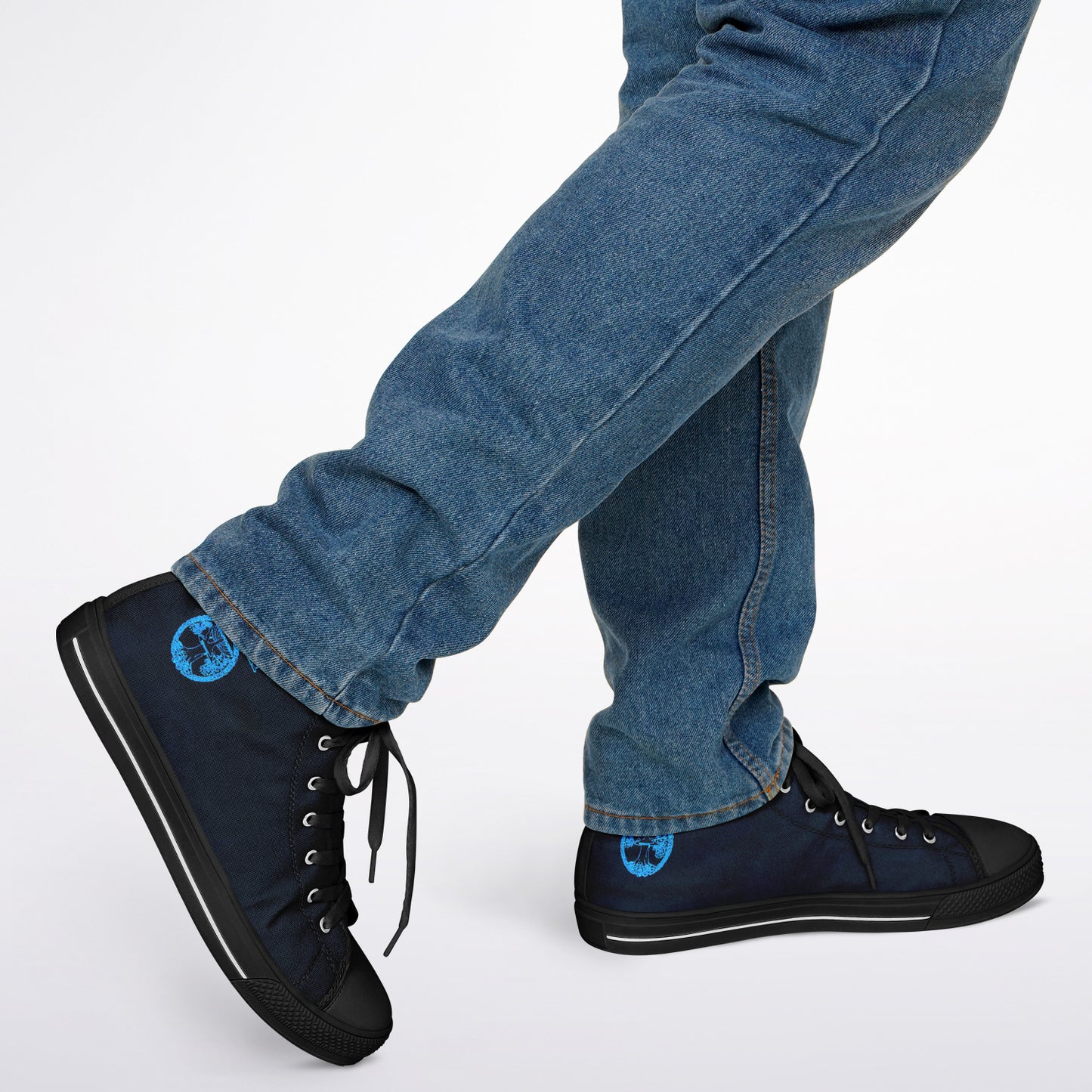 Yahuah-Tree of Life 02-02 Urban Peak Unisex High Top Canvas Sneakers